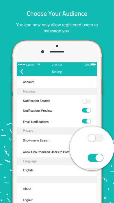 App Store Did you receive any anonymous messages today?